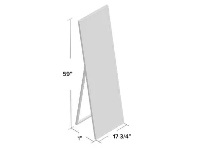 Mcgary Freestanding Modern Contemporary Full Length Mirror Free 3D model