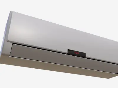 Wall mounted conditioner 3D model