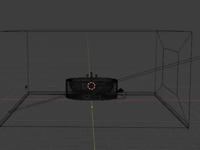 Retro Bathroom 3D model