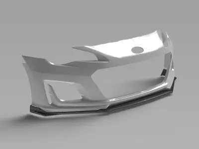 BRZ ZC6 Front Bumper Exterior Surface - 3D Laser-Scanned 3D model