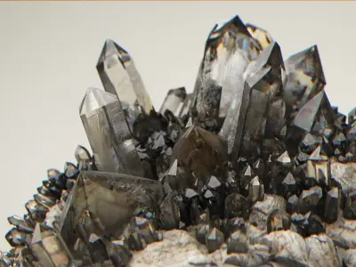 Crystal Model Kit - 6 Types Low-poly 3D model