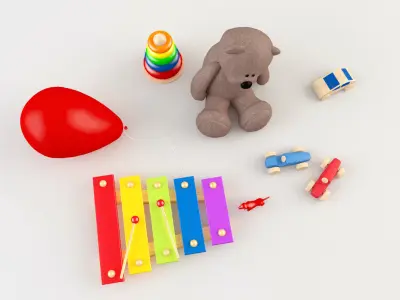 Toys Pack 1 Low-poly 3D model