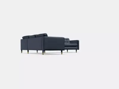 LANDSKRONA corner sofa 5-seater Low-poly 3D model