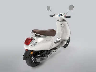 Vespa Low-poly 3D model