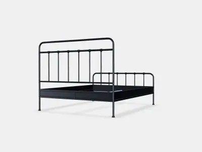STJARNO Bed frame Low-poly 3D model