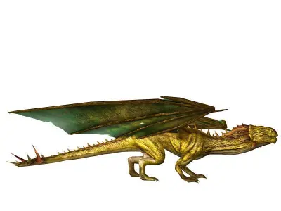 3Dfoin - Dragon Low-poly 3D model