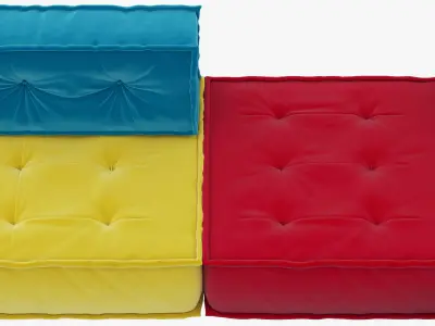 Interia Siesta sofa 3D model