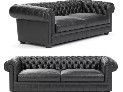 King Sofa By Natuzzi 3D model