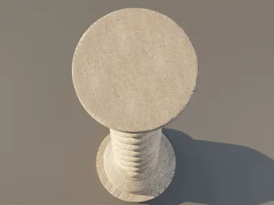 Twisted Coloumn 3D model