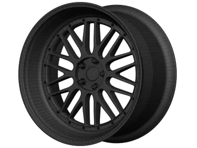BBS LM Aftermarket Wheel Low-poly 3D model