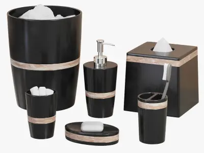 Milano Bath Accessories from Austin Horn Classics 3D model