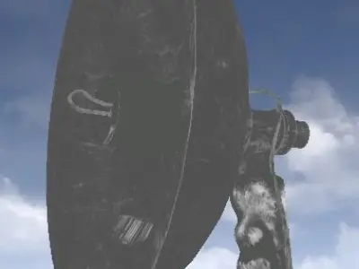 Parabolic 3D Model Low-poly 3D model