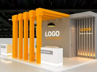 3d Exhibition 3D model purchase