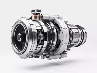 Futuristic Engine Model Pack Low-poly 3D model