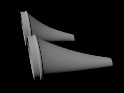 2 leg High quality 3d models for processing on a cnc machine Free 3D model