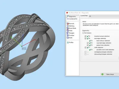 Ring  Gold Jewelry 3D print model