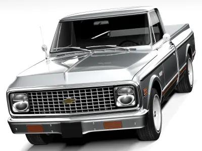 Chevrolet C10 Cheyenne 1972 3D model