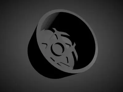 JNC 047 scalable and Printable rim 3D print model
