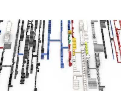 TwindBricks3D - 10274 Ghostbusters ECTO-1 3D print model