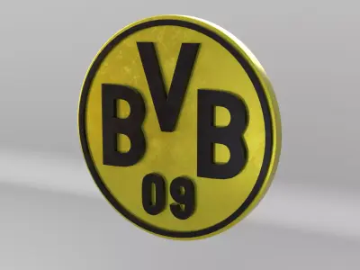Borussia Dortmund Team Logo 3D model