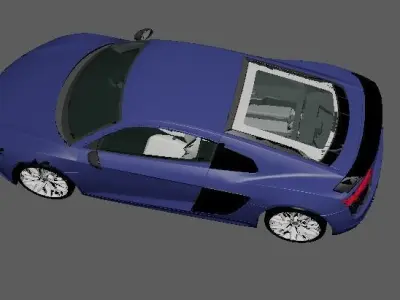 2023Bluecolor car  3D model