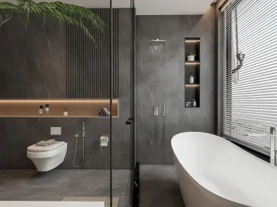 Bathroom 102 3D model