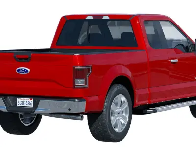 Ford F150 XLT 2015 3D model