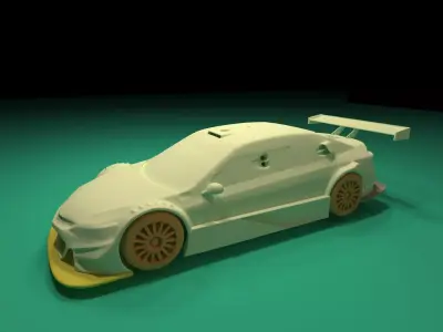 Stock Car  2018 Free 3D print model