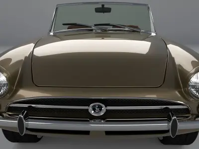 Sunbeam Tiger 1966 High Poly 3D model