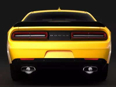 Dodge Challenger RT Scat Pack Widebody 2017 3D model