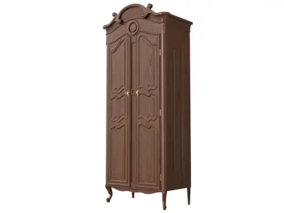 Wardrobe in classic style 750 3D model