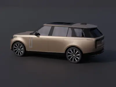 Land Rover Range Rover Low-poly 3D model