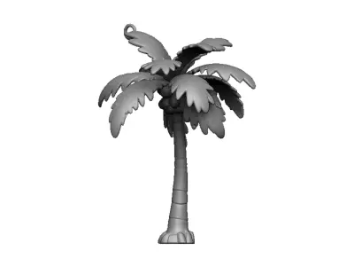 palm pendant 3D print model