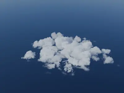 4 Free VDB Clouds Free 3D model