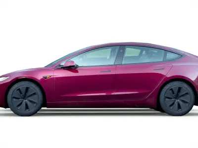 Tesla Model 3 dual motor 2024 Low-poly 3D model