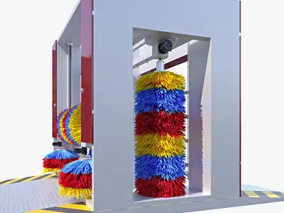 Car Wash 3D model