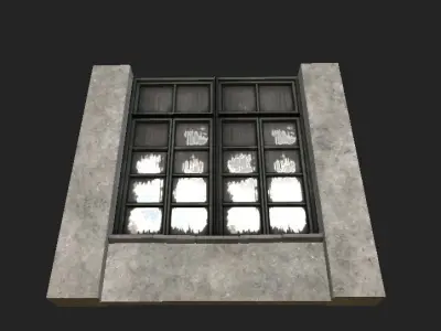 Wall Deco Low-poly 3D model