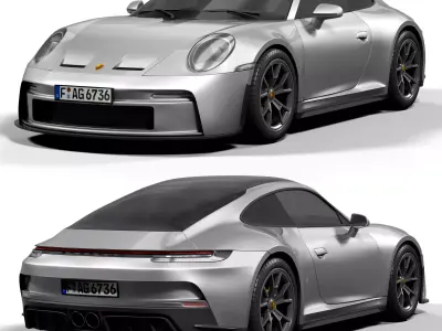 Porsche 911 GT3 Touring 3D model