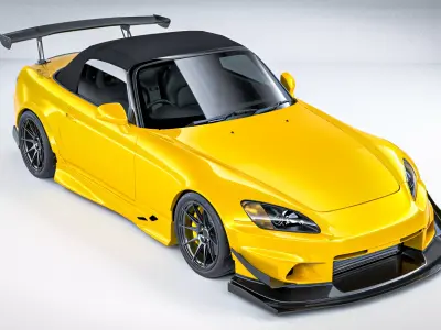 Honda S2ooo AP1 Voltex  3D model