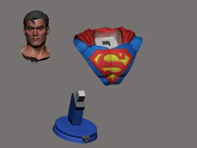 super man busto   3D print model