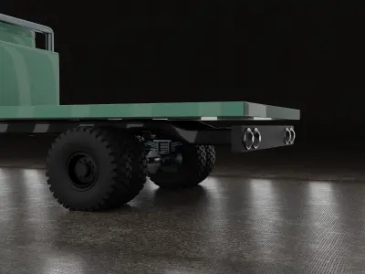 CHEVROLET COE TRUCK 1949 V4 3D print model