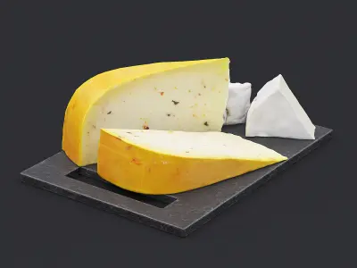 Cheese Board II 3D model