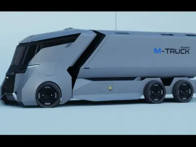 SX Truck Design concept 3D model