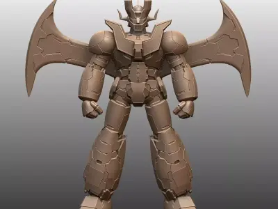 Mazinger Z Classic Mecha 3D Printable STL Model 3D print model