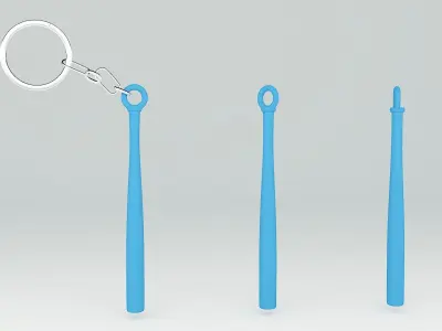 Baseball Bat 3D Print Ready Model 3D print model