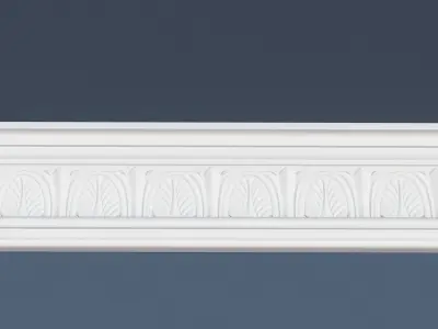 Decorative Crown Molding 3D model shop