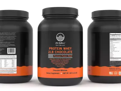 Protein Powder 3D model 171
