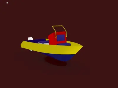 Fishing Boat 3D print model