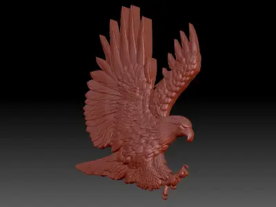 Eagle 3D print model