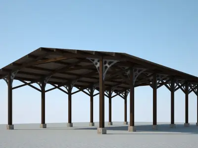 Old Shelter 3D model